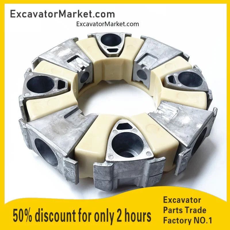 

For Caterpillar CAT 320D 323D2 324 329 330 336GC Excavator Connector Disk Hydraulic Coupling High Quality Excavator Accessories