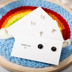 High-quality Enameled Abstract Ceramic Dot Earrings Anti allergic Pin en Mysterious And Whale Tail Patterns Wholesale Z637