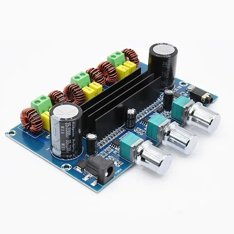 5.0 dual TPA3116D2 Power Subwoofer Amplifier Board 2.1 Channel Audio Stereo equalizer AUX Amp 2*50W+100W Bluetooth