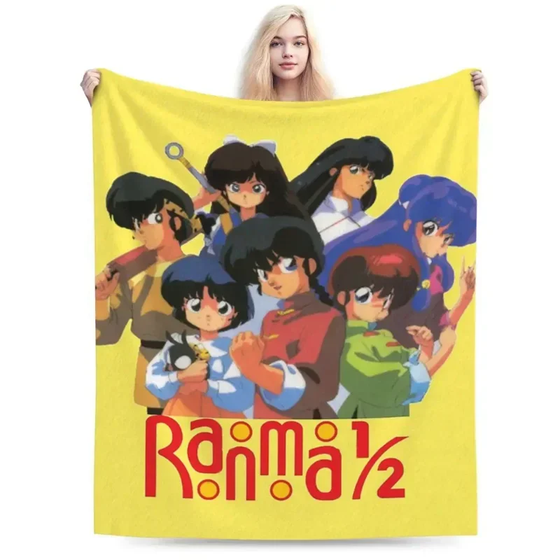 

Baby Blanket 3D Print Pattern Ranma 1/2 Saotome Pig Girls Graphics Daily Creative Beds Soft Birthday Gift Trendy Throw Blankets