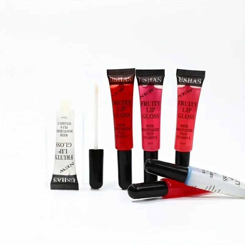 ジェルグロスティントリキッドリップスティッククリスタルクリアリップグロス保湿非粘着性唇プランパーリップクリームオイルメイクアップゼリーリップグレーズ