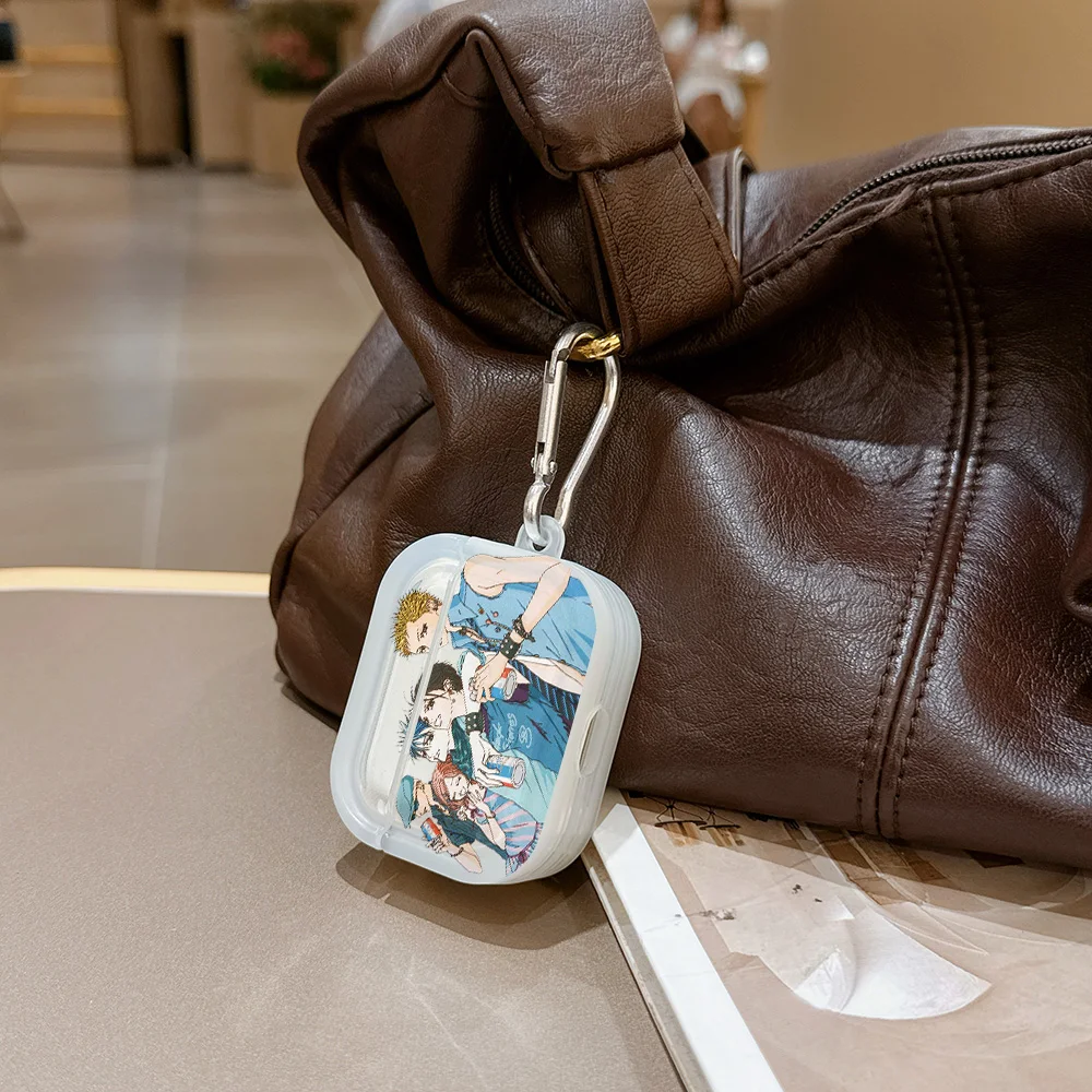 Anime N-NANA Translucent Silicone Case for Airpods 4 3 Pro 2 1