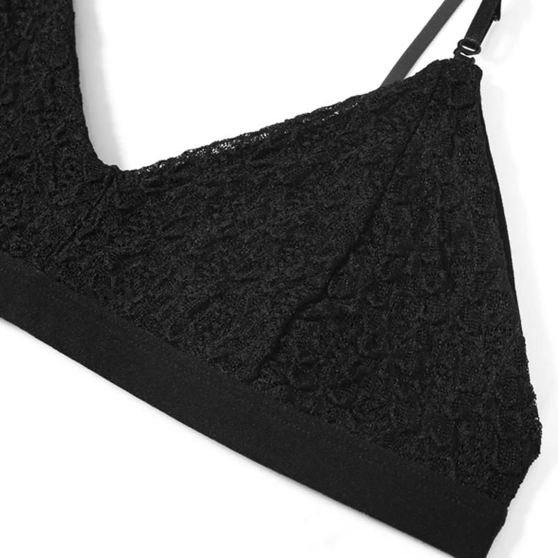 CINOON Women\'s Underwear Sexy Lingerie Set Lace Bra Seamless Brassiere Vest Camisole Tube Top Bralette Panties Bra & Brief Sets