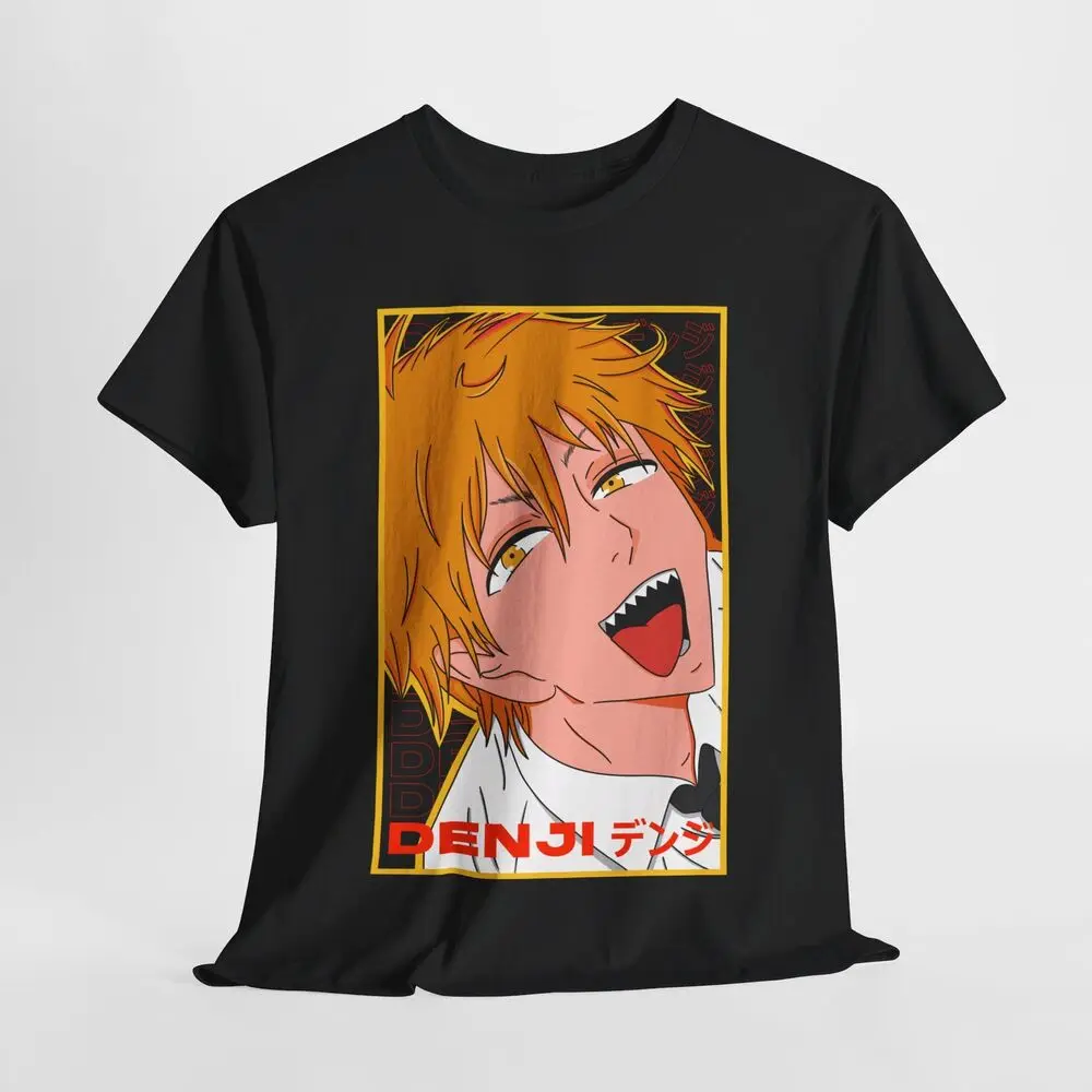 Denji Chainsaw Man Shirt Makima Anime Tee T-Shirt Pochita Manga Otaku Unisex