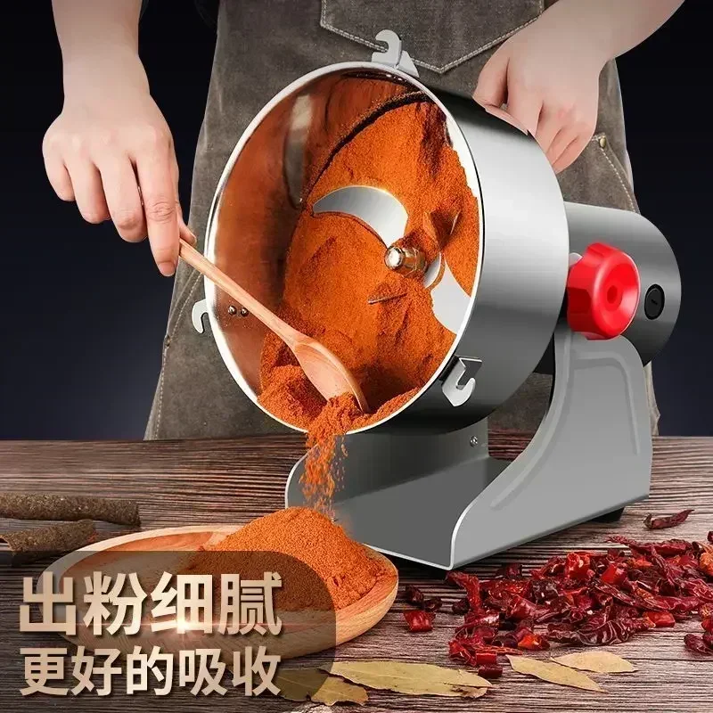 220V Chinese Medicine Crusher Grinder Ultrafine Beater 304 Stainless Steel