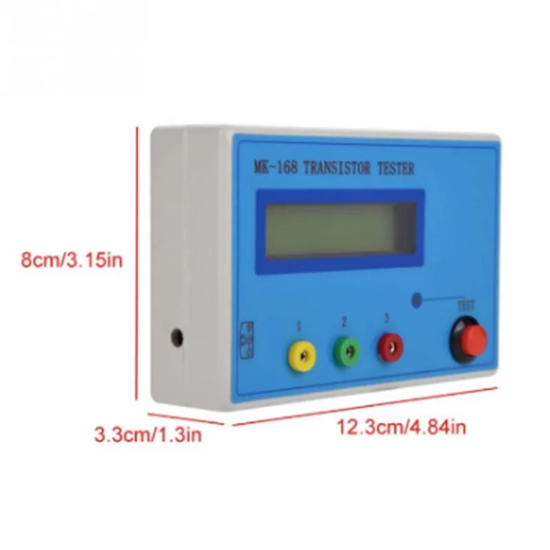 KK-B2-MK-168 Transistor Tester Measuring Resistance Capacitor Inductance Rlc Meter Voltage RLC NPN PNP MOS Meter