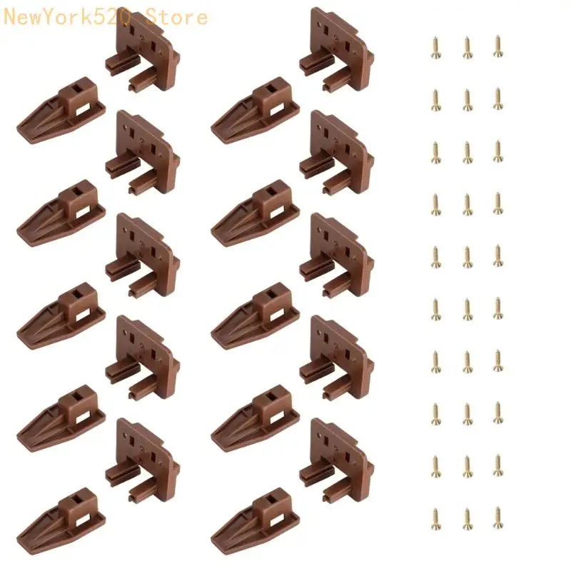 N84C 10pcs Cajón cajas Partes montaje plástico y metal para artesanos profesionales