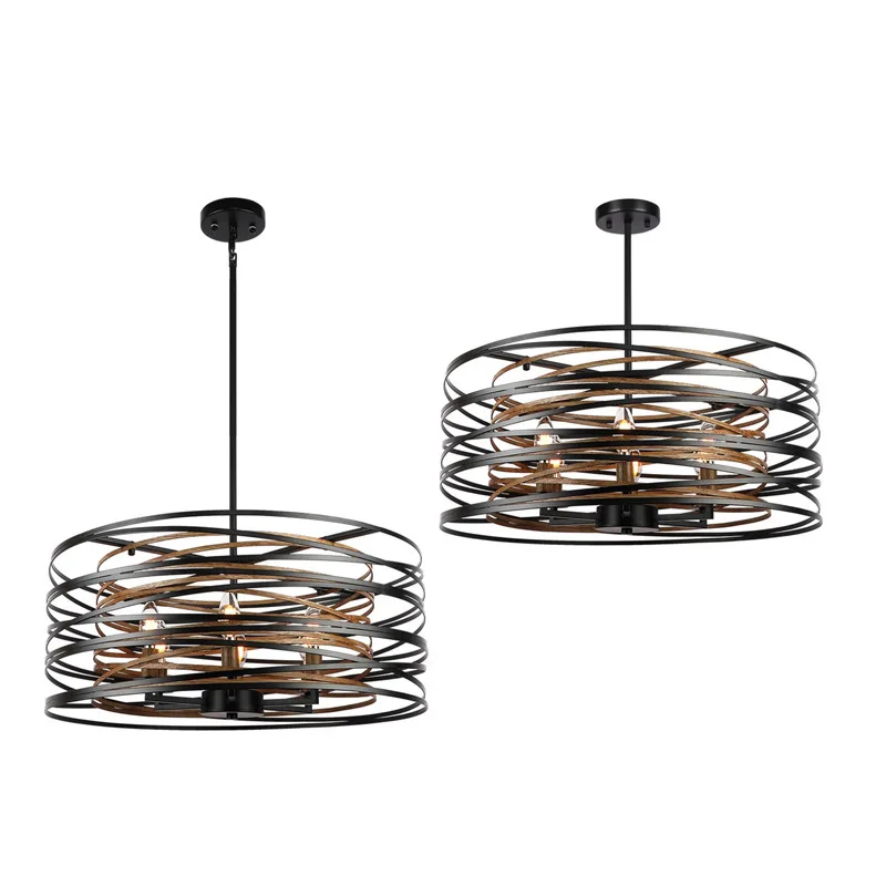 

Restaurant bedroom light creative personality bar counter restaurant chandelier modern simple wrought iron