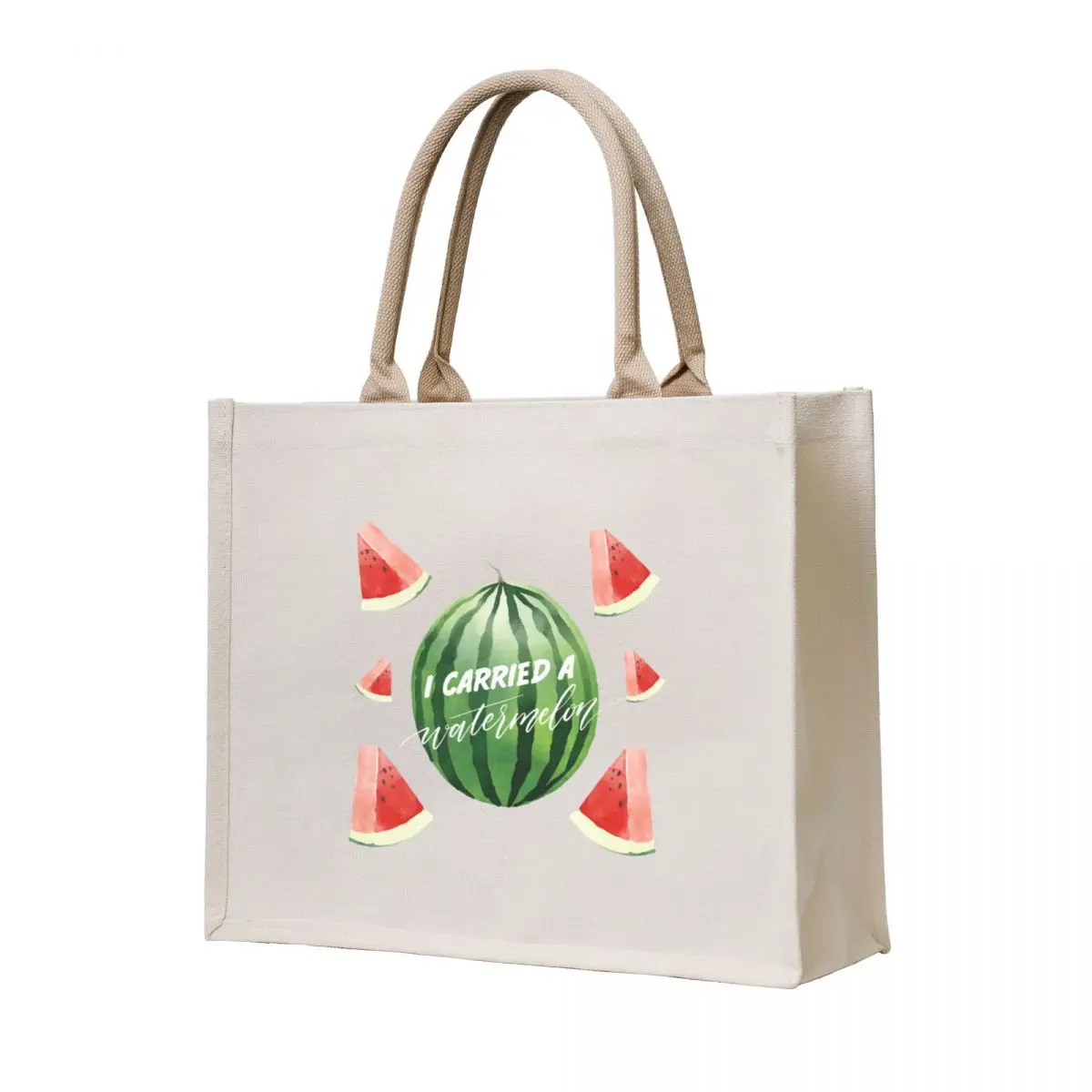 

I Carried A Watermelon Tote Bag ecological bags shopping trolley bag custom canvas bag