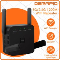 WiFi Repeater 1200Mbps 2.4GHz/5GHz Wireless Range Extender Signal Amplifier Wi-Fi Repetidor Booster EU/US Plug For Home Office