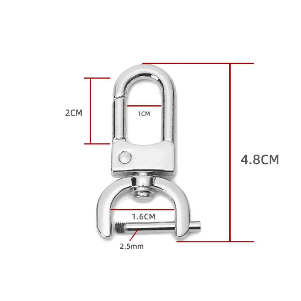Easy Repair 16/20/25mm Bag Belt Buckle DIY Craft Metal Removable Hook Trigger Clip Buckle