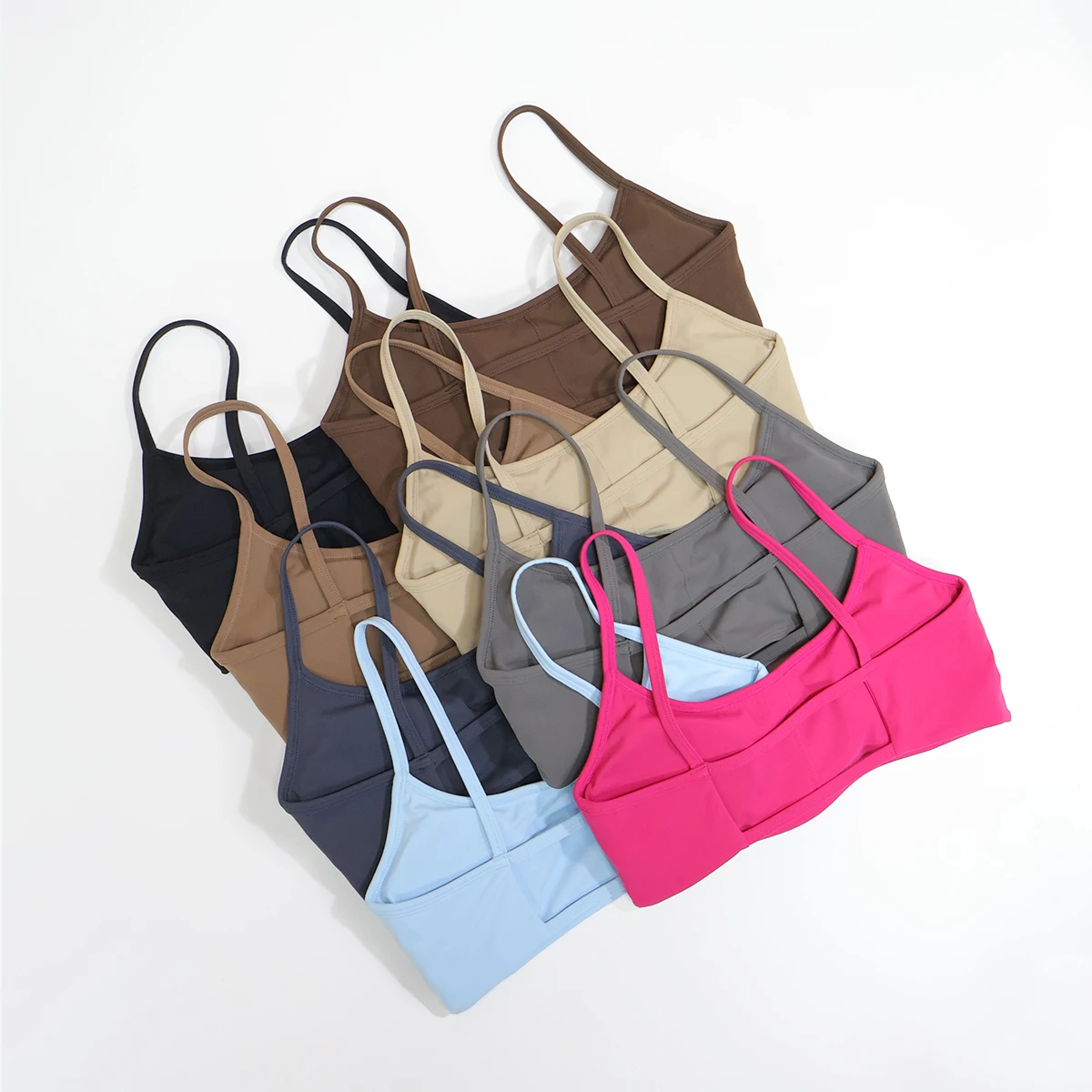 Ctenkevet Sommer-Sport-BH ohne Rücken für Damen, sexy, stützendes Fitness-Yoga-Top, Gym-Lauf-BH, bequemes Sport-Top für Damen – Detail 29