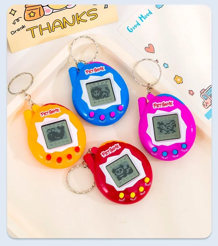 Luminous Electronic Pet Machine 2026 - Retro Virtual Handheld Game Keychain Children's Gift Toy