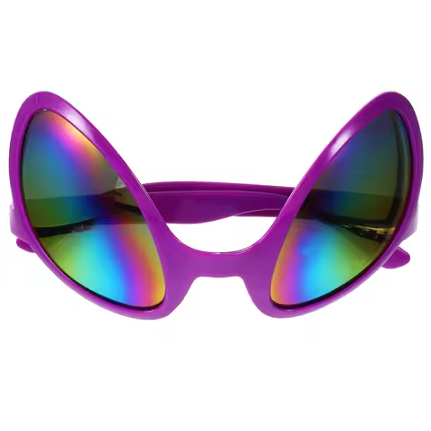 Glasses Funny Eyeglasses Chrome Cosplay Sunglasses Eyewear Accessory for Adults