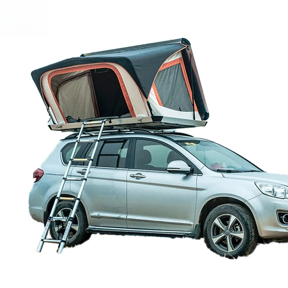 je-Heavy-Duty Rooftop Overland Tent-Spacious Design Ventilation Windows Oxford Four-Season Waterproof Quick Automatic Opening
