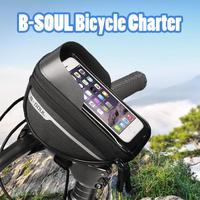 Bicycle Bag 1.5L Frame Front Top Tube Phone Bag Handlebar MTB Mountain Bike Touch Screen Phone Holder Bag Cycling Accessories