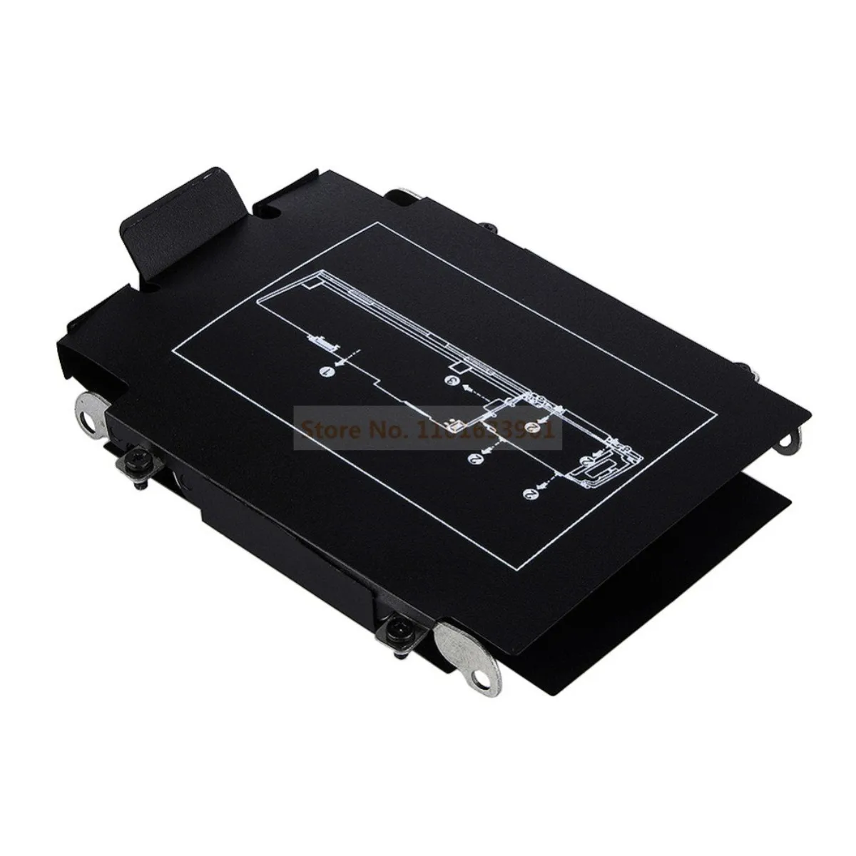 2.5 Inch HDD SSD SATA Hard Disk Drive Caddy Frame Tray Bracket + Screws for HP EliteBook 840 850 740 750 745 755 G1 G2