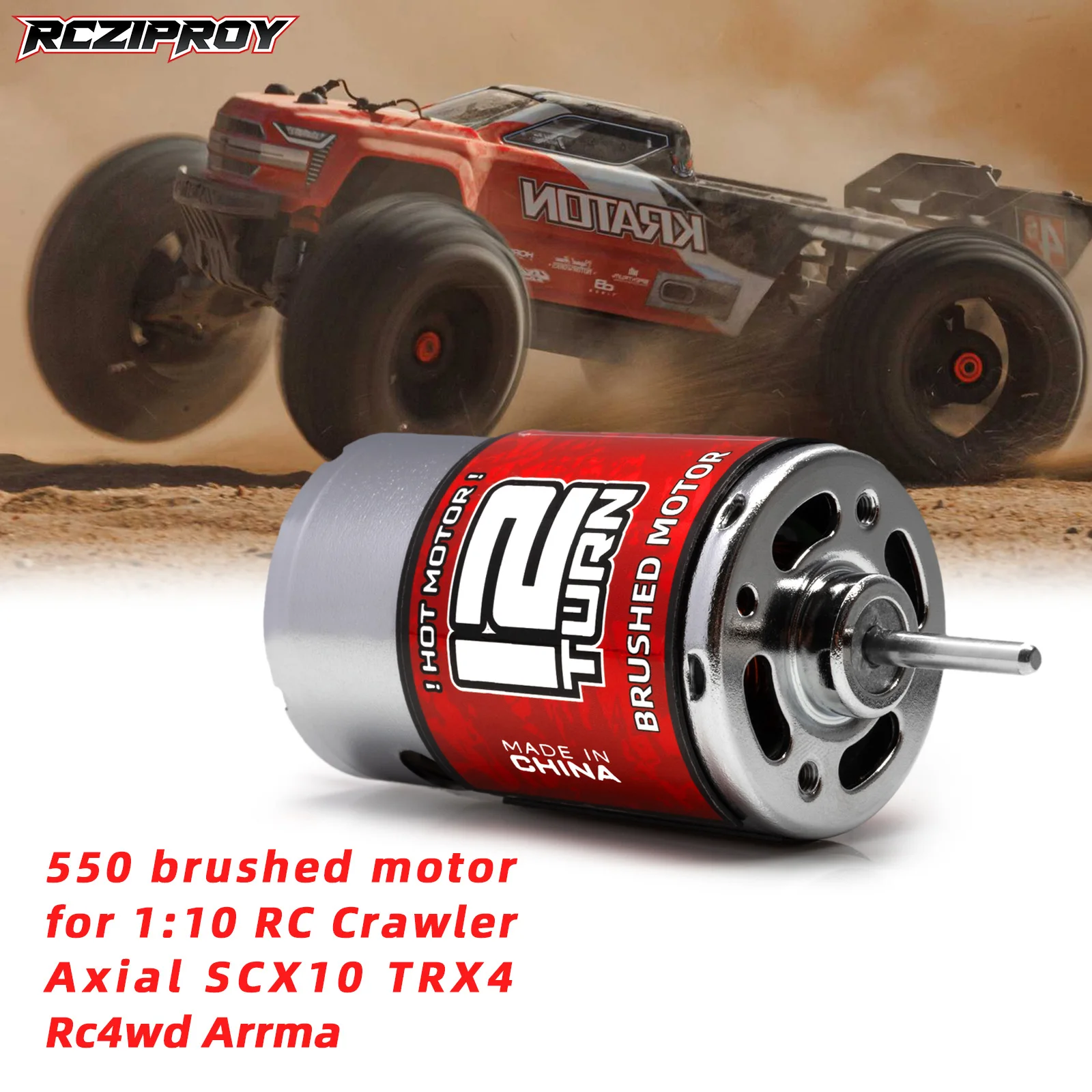 

RC 550 PRO Матовый двигатель 10T-65T Водонепроницаемый двигатель для 1/10 RC Cralwer Car/Boat Tamiya Axial scx10 D90 Hpi Traxxas Hsp TRX4