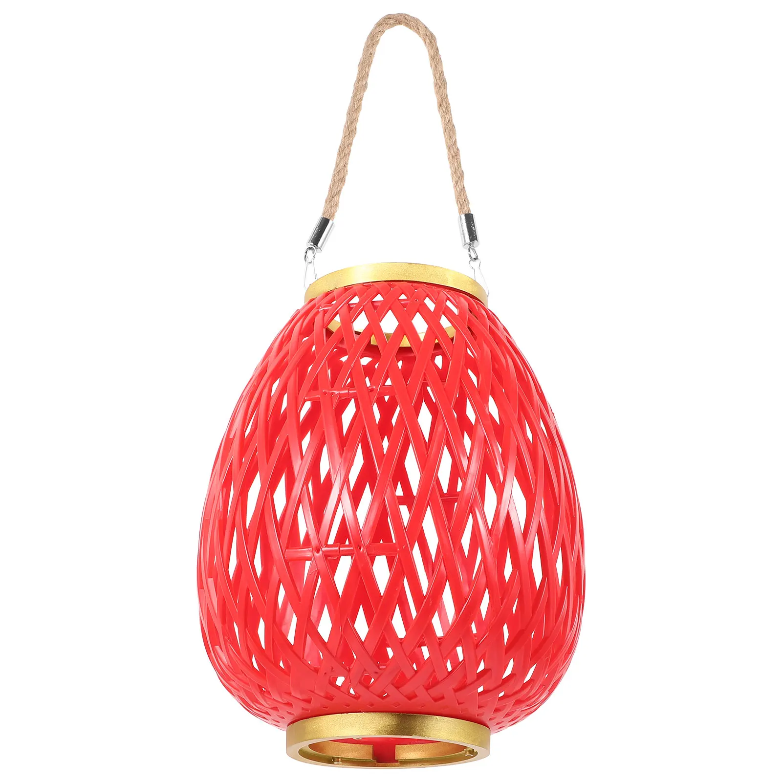 

Woven Lamp Shade Rustic Style Small Lampshade Hanging Lamp Cover for Home Outdoor Lantern Making Pendant Light Cover
