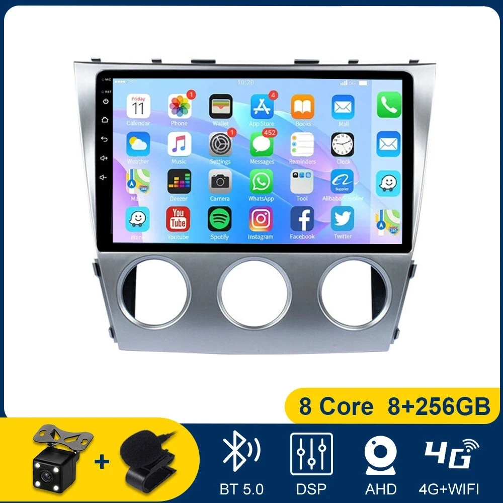 

Android 14 Car Multimedia Player 2 din Radio For Toyota Camry 2006 - 2011 autoraido 4G+WIFI Carplay Stereo head unit