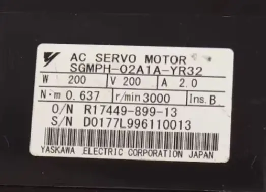 

Brand New SGMPH-02A1A-YR32 Servo Motor SGMPH 02A1A YR32，Fast shipping