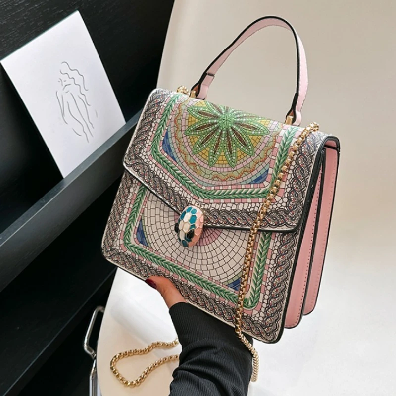 حقيبة كتف نسائية عصرية قابلة للتحويل من الجلد حقيبة يد كروس مصممة للسيدات أنيقة #5