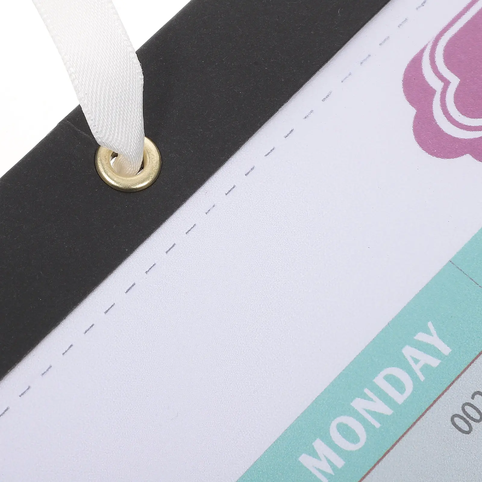 

English Household Hanging Calendar 2023 Thick Paper Monthly Desk Calendar Multi-Function Office Classroom Simple Design Sticker