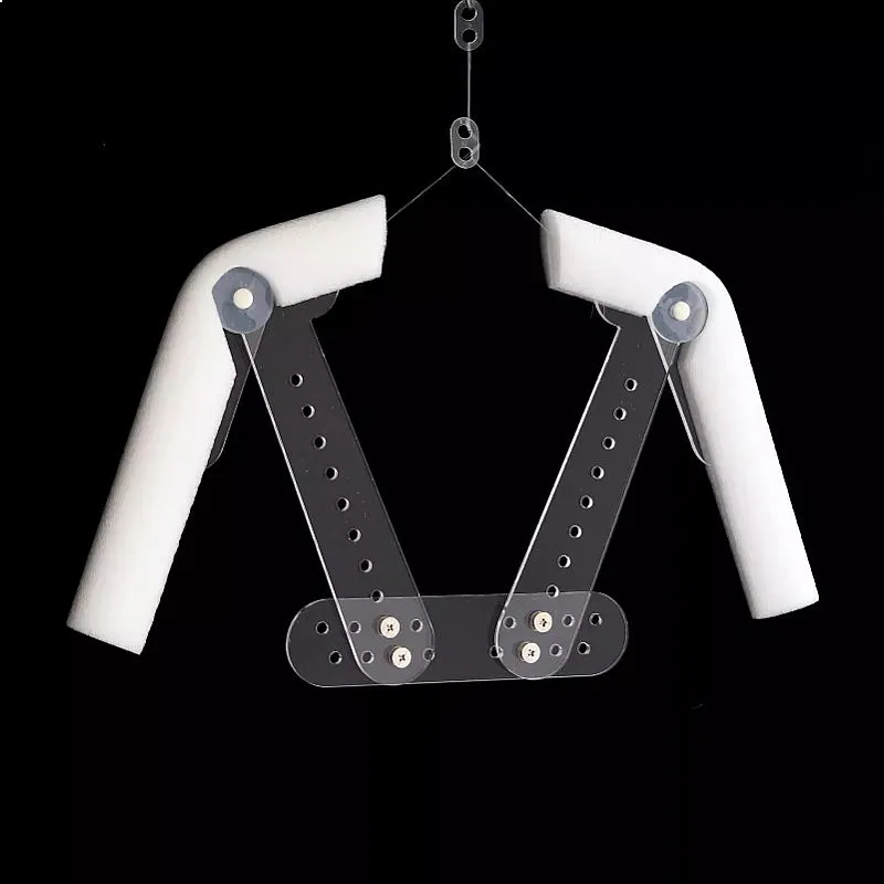 Acrylic Invisible Hanger Transparent Clothes Display for White Background Photography