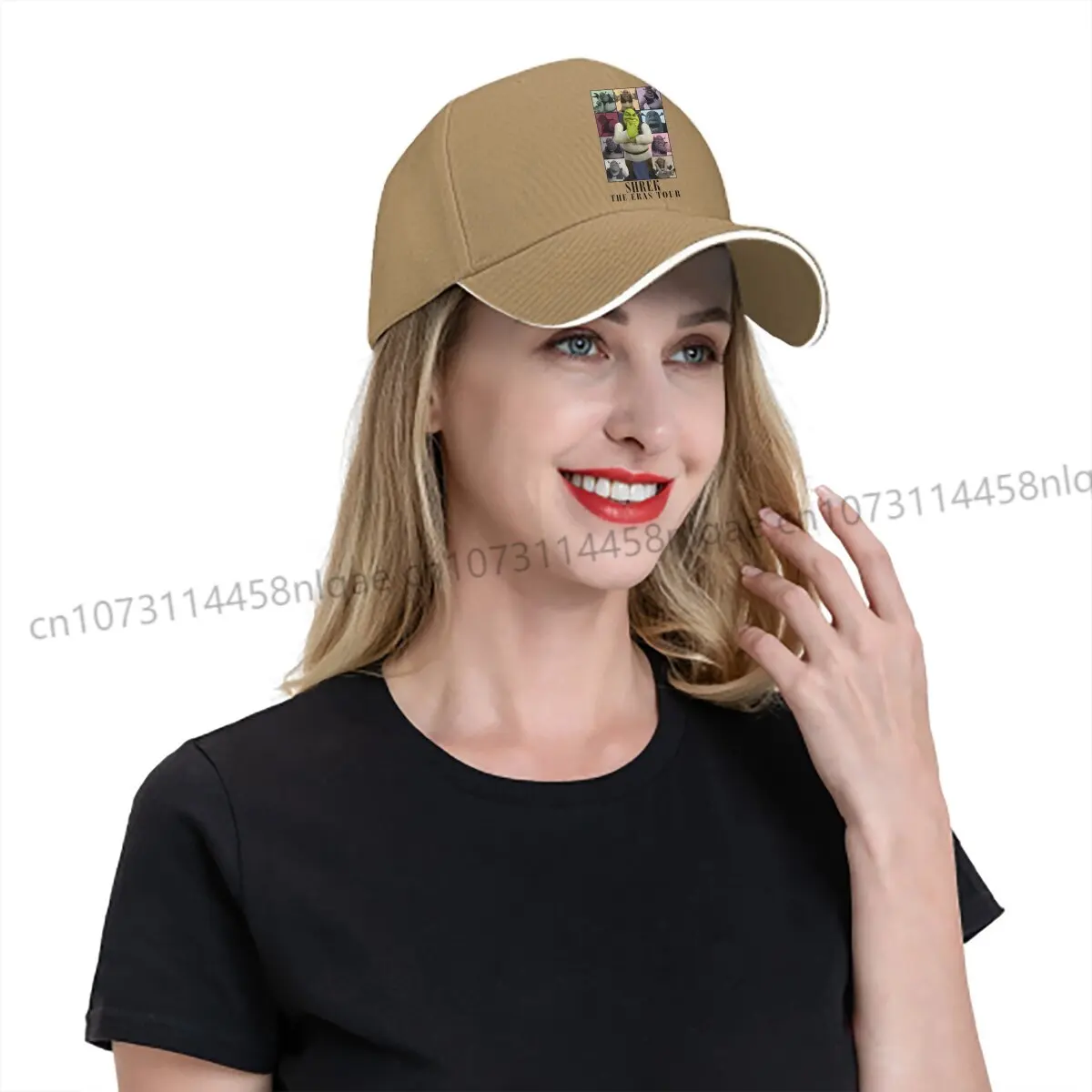 The Eras Tour Donkey Shreker Multicolor Hat Peaked Women's Cap Personalized Visor Protection Hats