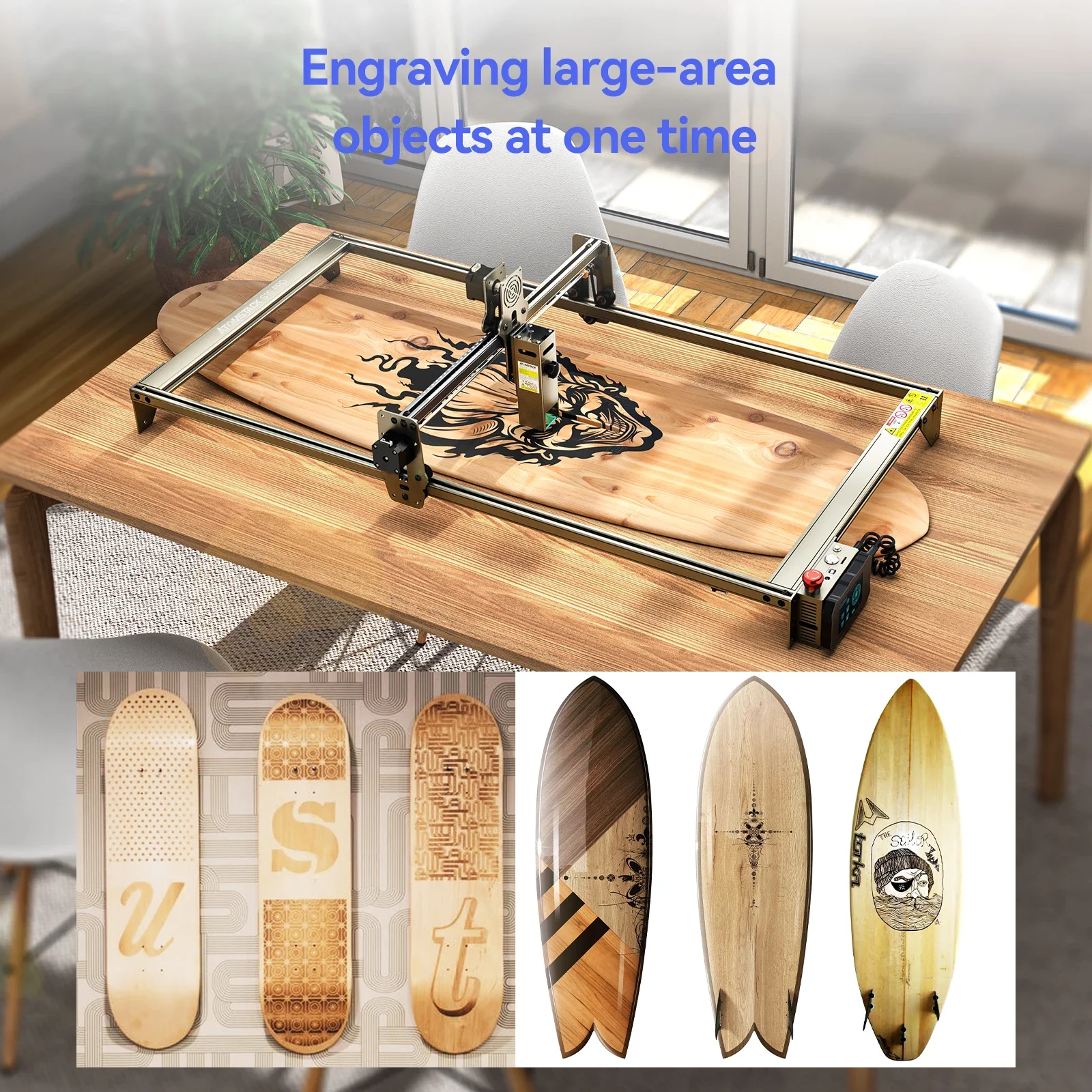 Engraving Area Expansion Kit for Extending A5/X7/A10/S10 Machines to 850x410mm V-slo Aluminum Shaft