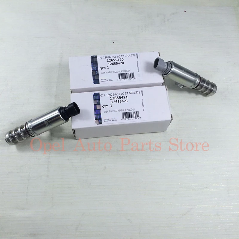 

1 Pair VVT Variable Timing Solenoid For Chevrolet Captiva Equinox Impala Pontiac GMC Terrain Opel Antara 12655420 12655421