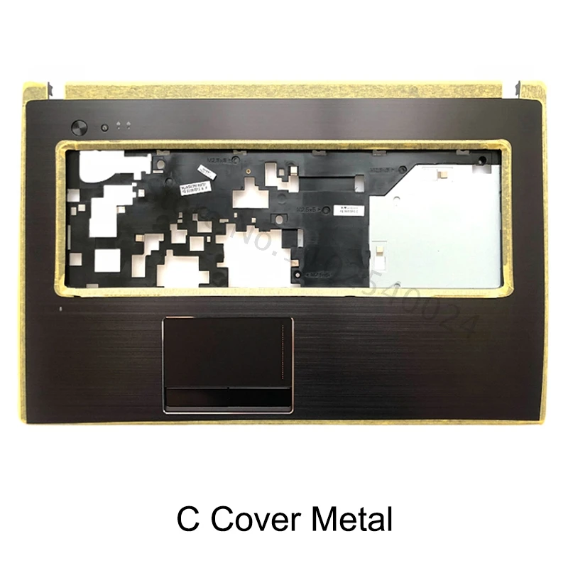 Imagem -05 - Laptop Lcd Tampa Traseira para Lenovo G780 e G770 Série Moldura Frontal Palmrest Fundo Superior Base Case Substituição Tampa Traseira Preta Novo