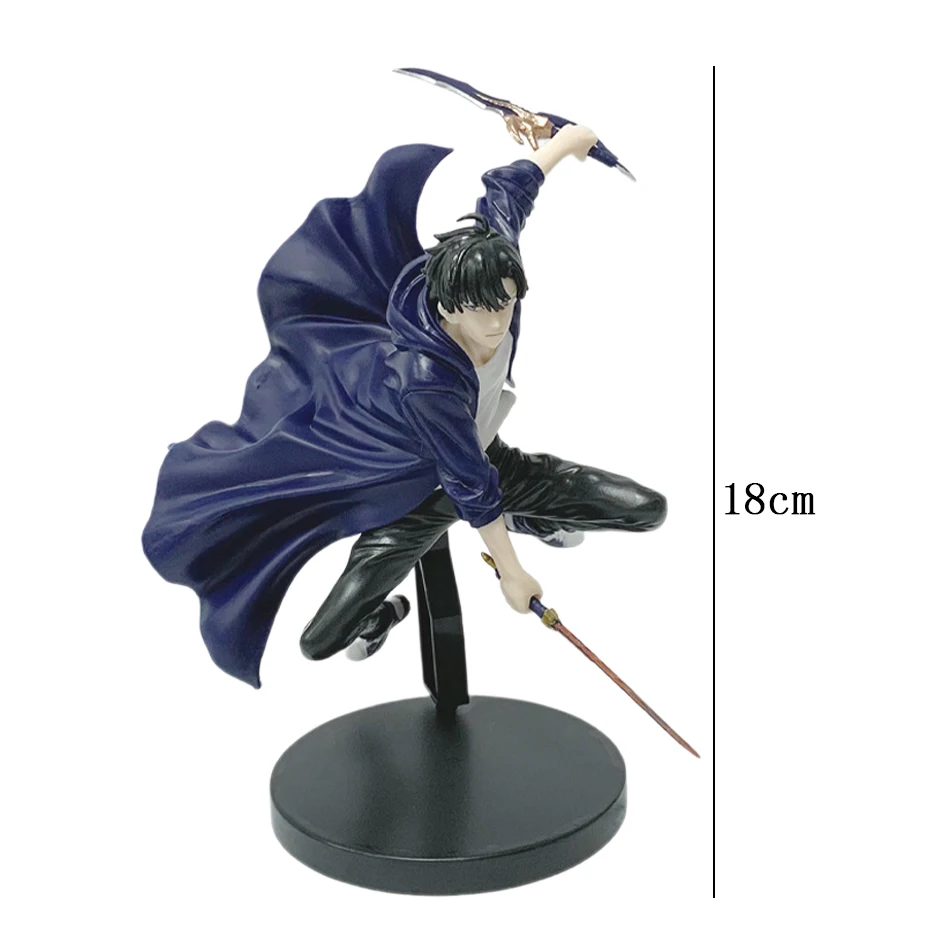 Auf Lager: Solo Leveling (Anime-Version) Figur - Sung Jinwoo Actionfigur 21cm PVC Sammelfigur Modell Spielzeug Neujahrsgeschenk ﻿ – Detail 8