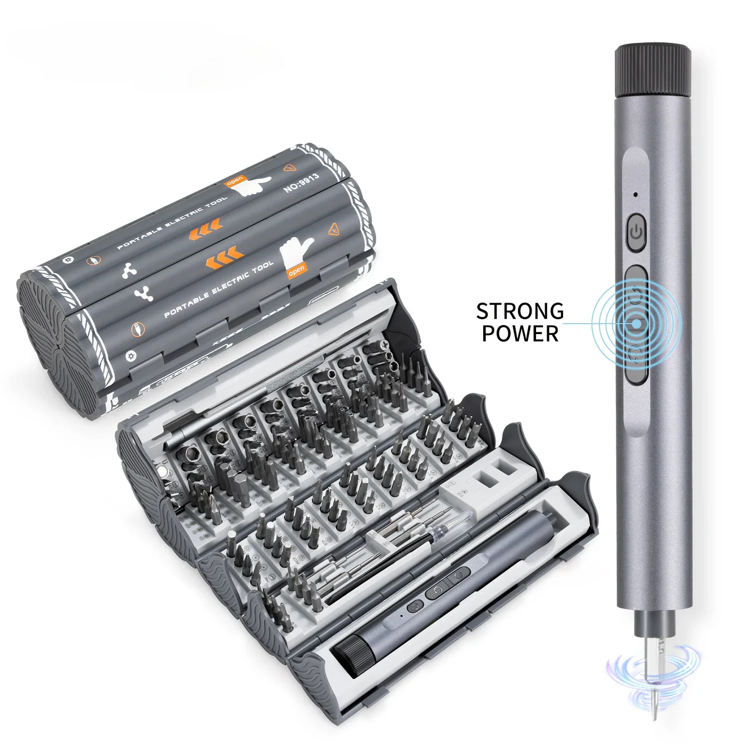 Herramienta de reparación profesional para reloj de PC iPhone, juego de destornilladores eléctricos de precisión 138 en 1, brocas magnéticas, Kit de herramientas eléctricas inalámbricas para el hogar