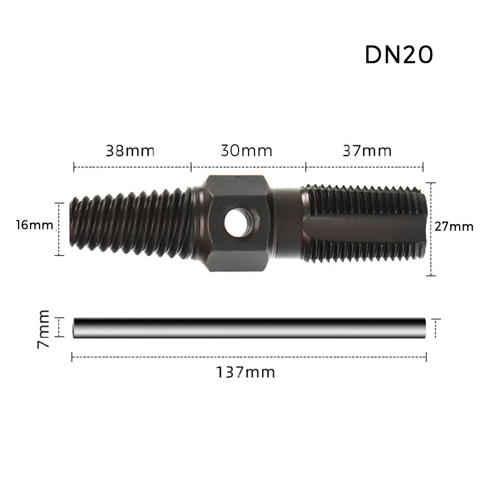 Binoax DN15/DN20 Pipe Taps Broken and Water Pipe Extractor Home Repair Kit