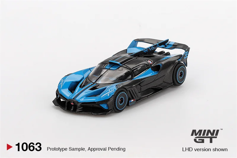 [Preventa] MINI GT 1:64 Bolide Presentation Blue 1063 Coche modelo fundido a presión