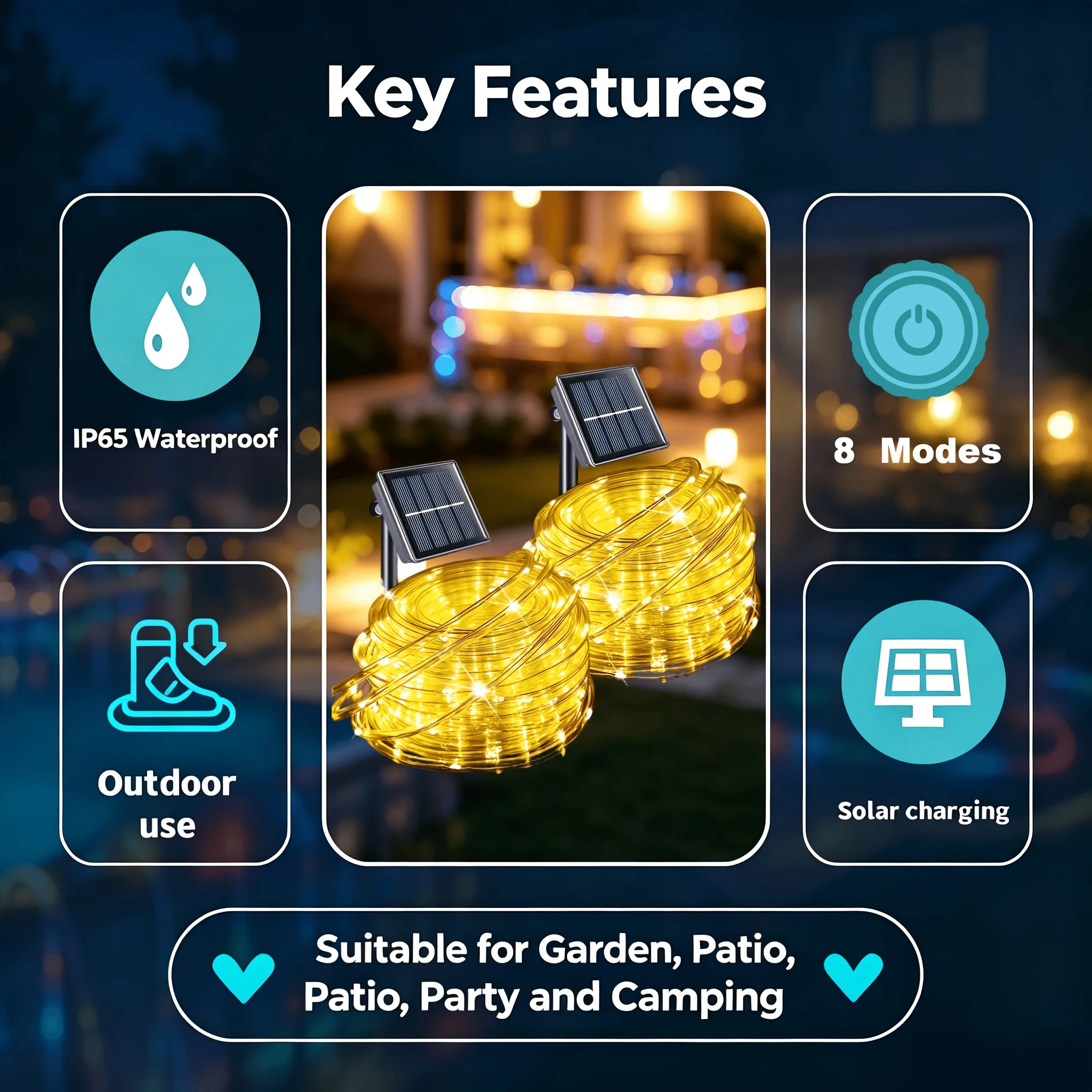 Lampu LED Solar Tahan Air untu - Outdoor Lighting For Front Of House ulasan dan harga