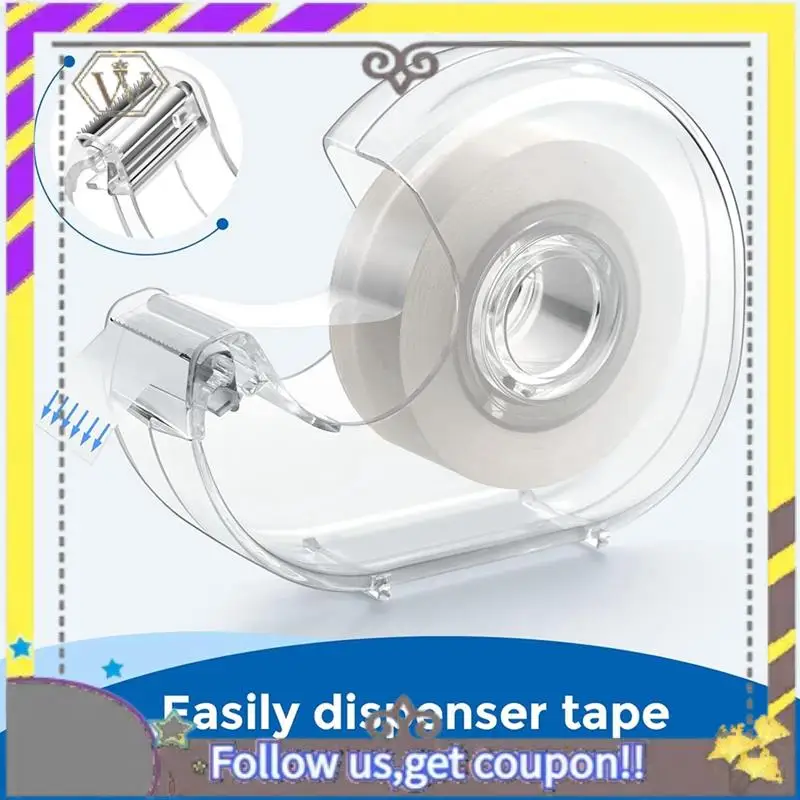 Nueva cinta transparente con dispensador y recambios, uso para envolver regalos, hogar, escuela y suministros de oficina, 0,7x1000 pulgadas, paquete de 8 Dura