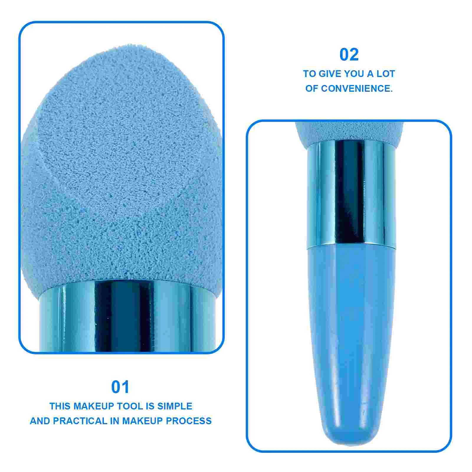 Stylo de beauté, accessoires de maquillage, outil de mode, stylos éponge, déterminer l'émulsion, éponges portables, brosse en forme de stylo, 3 pièces