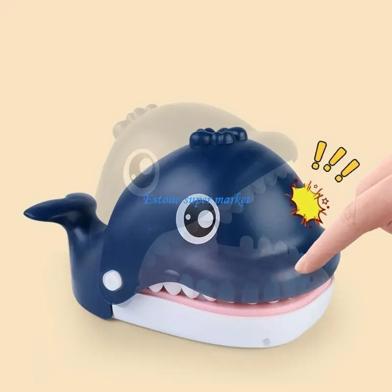 090B Balena che morde le Dentista Gioco Masticare mano Denti tigre Divertenti giochi per famiglie Mini Novità da per