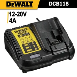 DEWALT DCB115 Battery Charger Lithium-Ion Charger 12V-20V 4A LED Indicator Universal Charger Power Tool Accessories