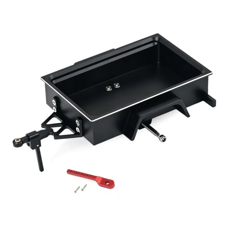 FBIL-SCX30 Aluminum Alloy Professional 1/30 RC Trailer Chassis Frame For Jeep Bronco K10 Builds (Wheels/Tires Not Incl.)