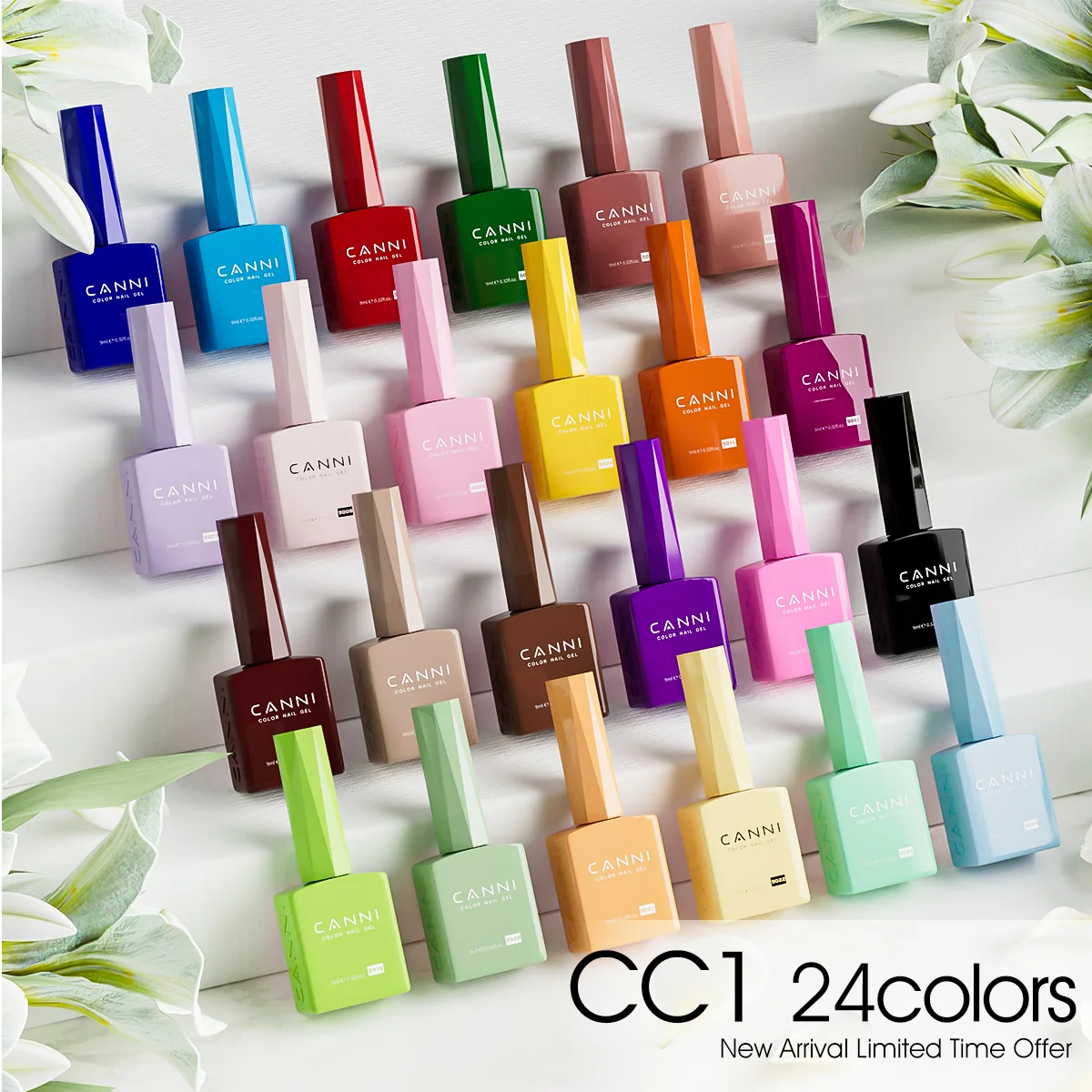 9 ml CANNI Factory Hema FREE TPO FREE Nagelgelpoliermittel Winternägel Maillard Color Collection Semi Permanent Round Shape Brush – Detail 16