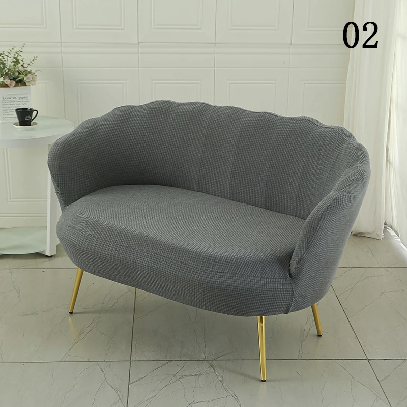 

2-Seater Elastic Fabric Sofa Cover Jacquard Stretch Couch Cover All-inclusive Universal Simple Modern Lazy Sofa Dust Cover