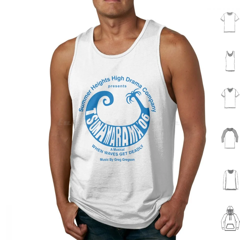 Summer Heights High Drama Company Tsunamarama'06 Tank Tops Vest Sleeveless Summer Heights High Drama Company