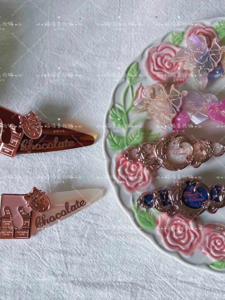 Yy Unicorn/Strawberry Rococo/Chocolate Series Barrettes