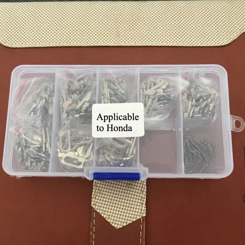 

340 шт. латунные аксессуары для ремонта автомобильных замков, язычковая пластина замка автомобиля для Honda Motor 8 типов автомобильного замка, аксессуары для автомобильных замков