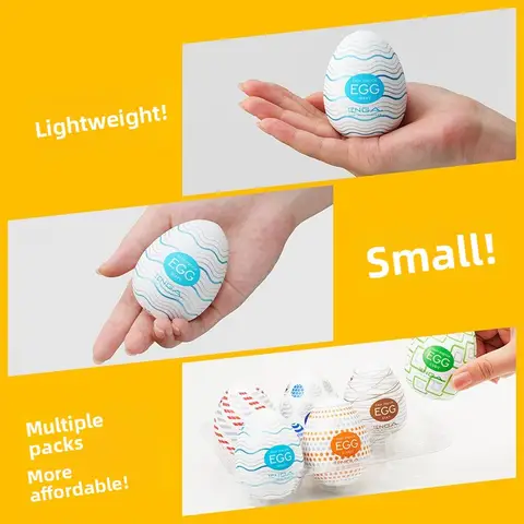 TENGA Disposable Male Masturbator Cup Invisible Egg-Shaped Masturbator Mini Portable Exclusive To Men Sex Product 18+