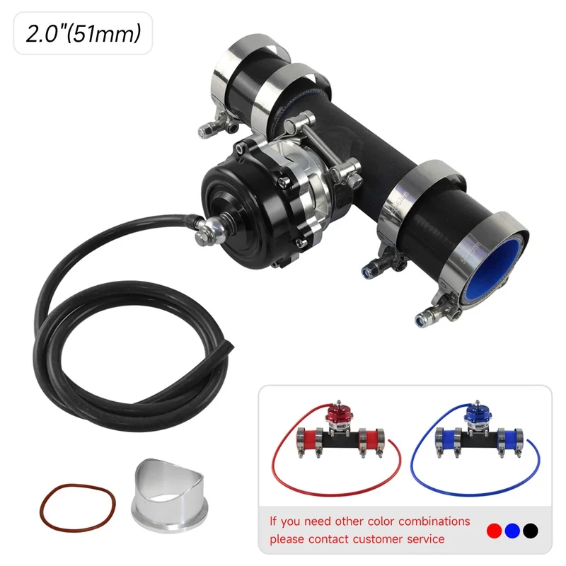 

Турбовыдувной клапан 50 мм, 35 фунтов на квадратный дюйм, адаптер BOV, зажим и фланцевая труба с наружным диаметром 2,0 дюйма