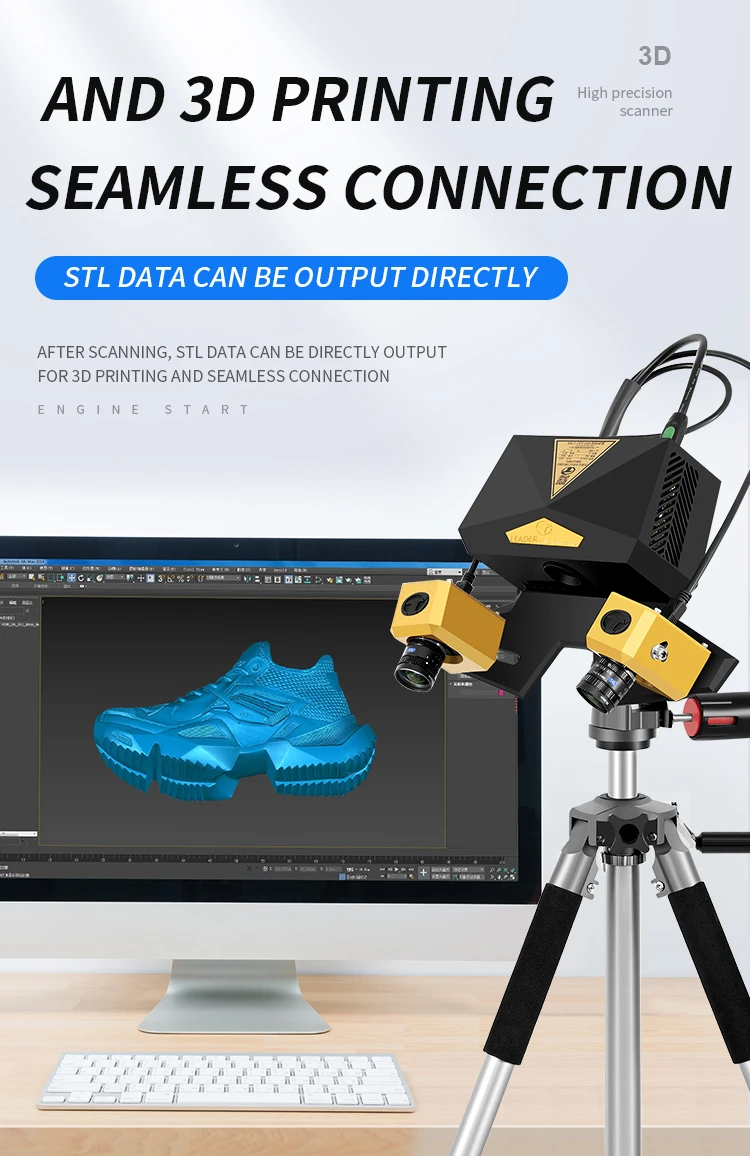 Hot Sale Price 3D Scanner High-precision and Fast Three-dimensional Cnc Router